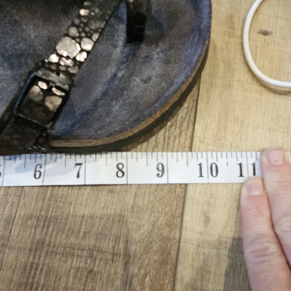 Birkenstock Black Sandals With Silver - Picture 5 of 6